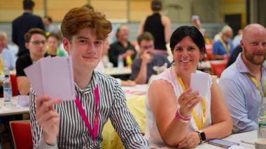 Julian Paul und Carina Konrad 